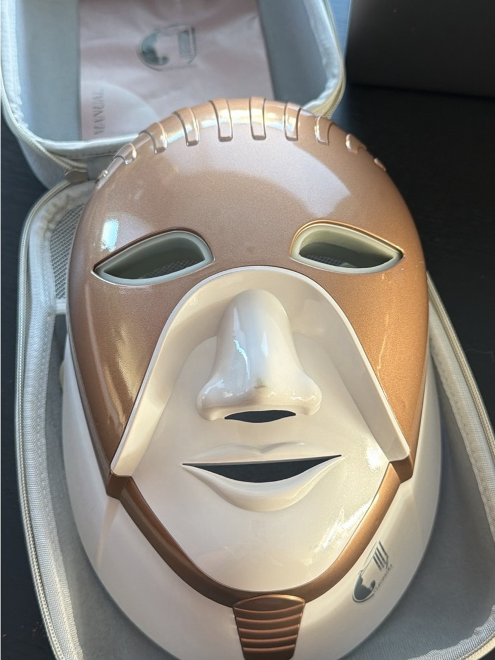 Cleopatra LED Facial Mask - Gold & White Women Skincare Tool